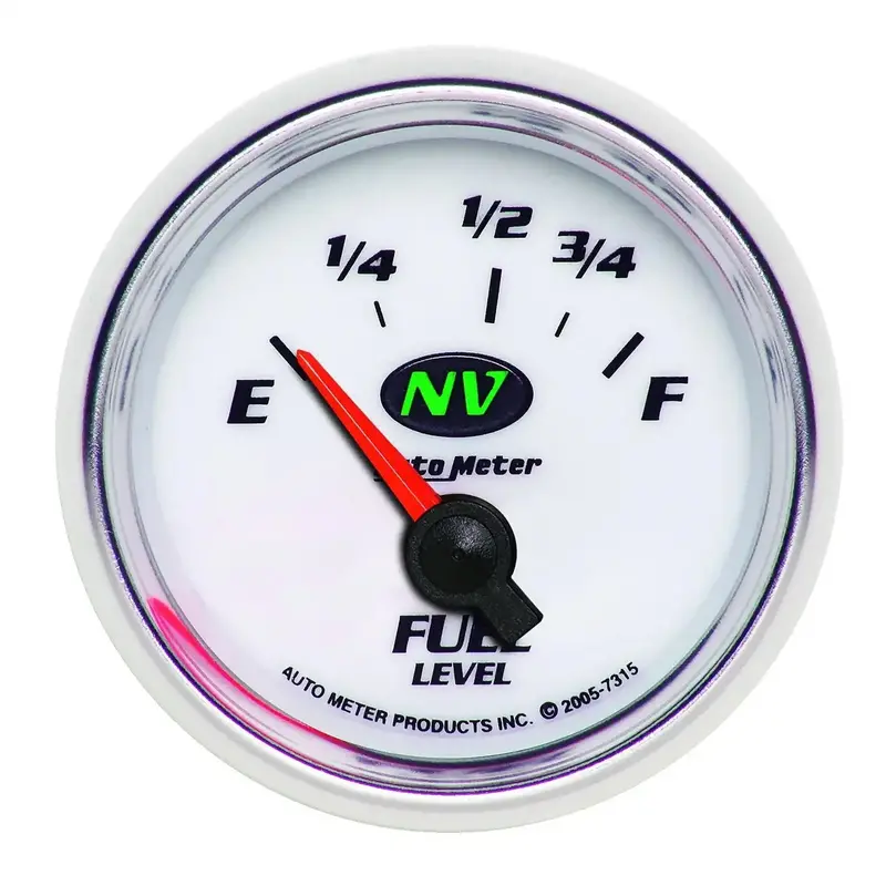 Autometer 7315 Electric Fuel Level Gauge – 2-1/16 Inch Diameter, Night Vision Illumination 1