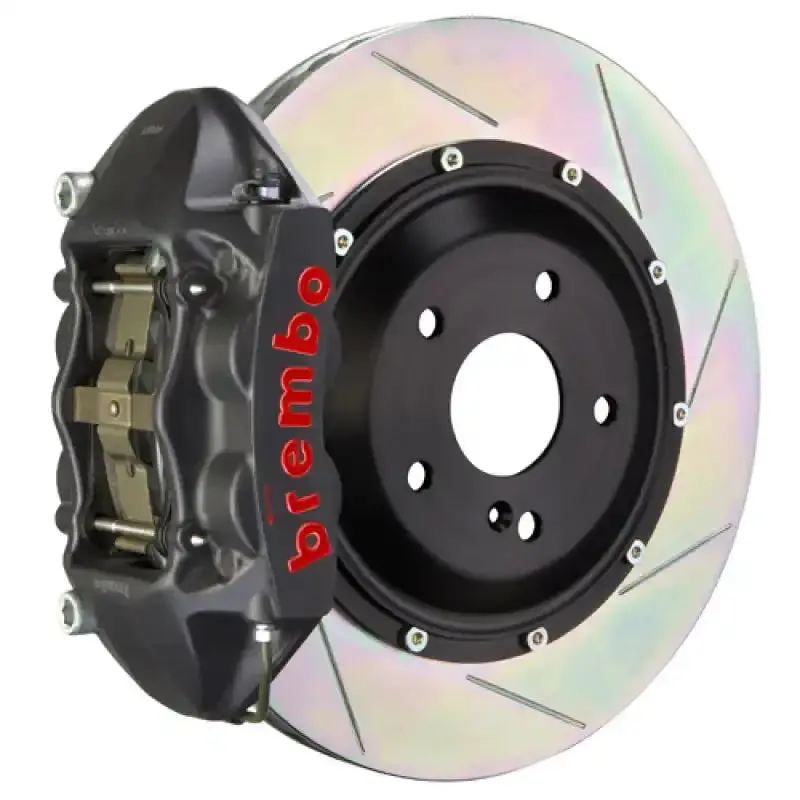 Brembo Rear Brake Kit For 2012–2016 Porsche 987.2 911 Gts – 4-Piston Calipers, 345X28Mm Two-Piece Slotted Rotors (Non-Pccb) 1