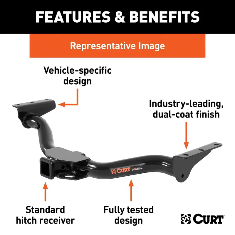 Curt 13017 Class Iii Trailer Hitch – 2-Inch Receiver For Select Chevrolet & Gmc Suburbans 1