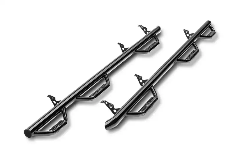 N-Fab C17104Cc-6 Wide-To-Wide Nerf Step System With Bed Access – Gloss Black, 2017–2019 Silverado/Sierra Hd Crew Cab (6'6" Box, Srw) 1