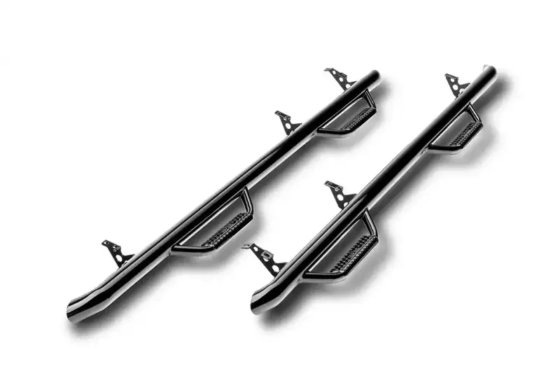 N-Fab Gloss Black Nerf Steps For 2001–2004 Ford F-150 Supercrew (5'6" Bed, 2-Step, W2W Design) 1