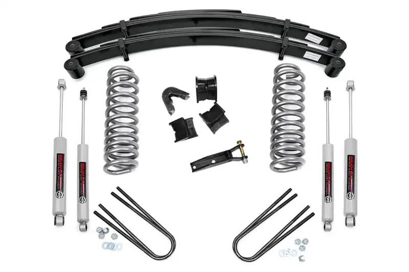 Rough Country 2.5" Suspension Lift Kit With N3 Shocks And Rear Coil Springs 1