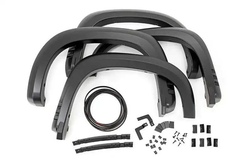 Rough Country F-C319201A-Gba Black Fender Flare Kit For Full-Size Trucks 1