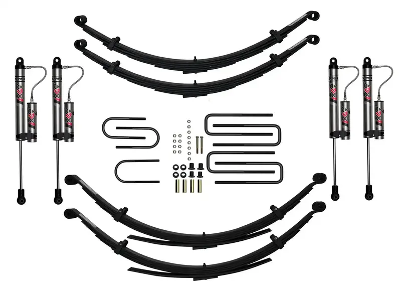 Skyjacker D800Bks-X 8-Inch Lift Kit With Adx 2.0 Remote Reservoir Shocks 1