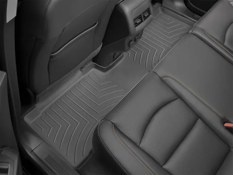 Weathertech 4416953 Digitalfit® Rear Floorliner – Precision-Cut Black Interior Protection 1